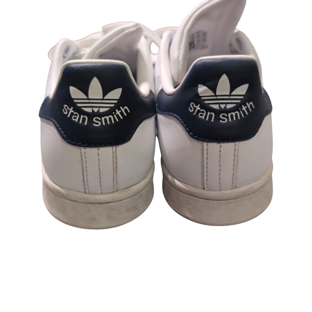 Adidas Stan Smith White and Navy Sneakers